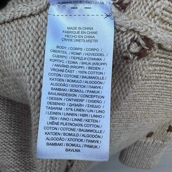 Lauren Ralph LaurenEquestrian Intarsia-Knit Cardigan